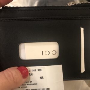 Gucci Square G Space Print Card Holder with Zipper | AlmaBagz