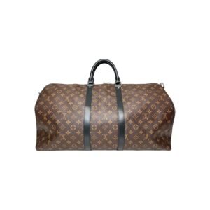 Louis Vuitton Monogram Macassar Keepall Bandoulière 55 | AlmaBagz