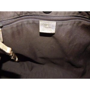 Gucci Abbey Guccissima Print D Ring Brown Leather Shoulder Bag | AlmaBagz