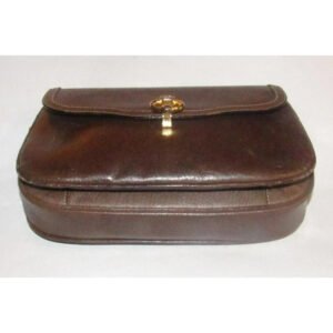 Gucci Vintage Purses Brown Soft Gg Supreme Clutch | AlmaBagz