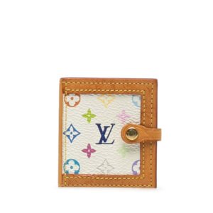 Louis Vuitton Monogram Multicolor Port Photo 2 Volle Photo Case M58003 Bronze White PVC Leather Ladies Louis Vuitton | AlmaBagz