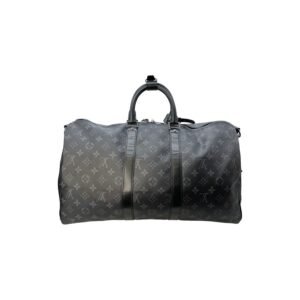 Louis Vuitton Monogram Eclipse Keepall Bandoulière 45 | AlmaBagz