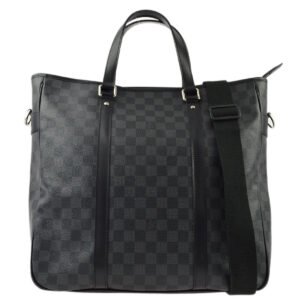Louis Vuitton 2011 Damier Graphite Tadao 2way Tote HandBag N51192 | AlmaBagz