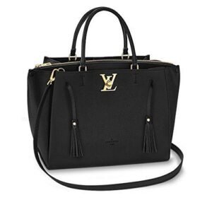 Louis Vuitton Lockmeto Handbag Luxury Leather Noir | AlmaBagz
