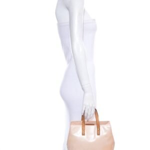 Louis Vuitton Nude Patent "Vernis" Mini Tote | AlmaBagz