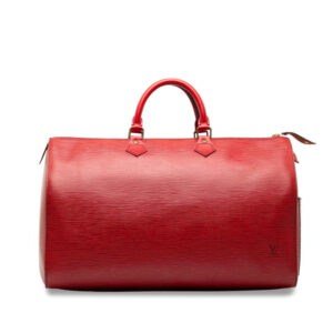 LOUIS VUITTON Epi Speedy 40 Boston Bag Handbag M42987 Castilian Red Ladies | AlmaBagz