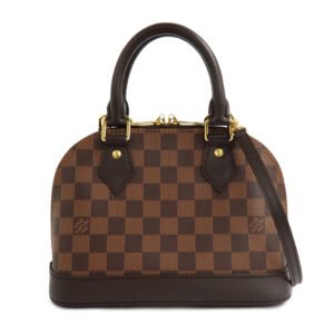 Louis Vuitton ALMA BB N41221 Damier Evene HandBag 2WAY Shoulder Bag Crossbody Brown G Gold  Padlock Lugg  Key Leather | AlmaBagz