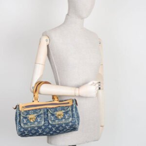 LOUIS VUITTON Neo Speedy Bag Denim Blue | AlmaBagz