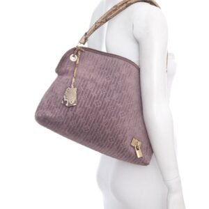 Louis Vuitton 2008 Python Trimmed Suede Whisper HandBag | AlmaBagz