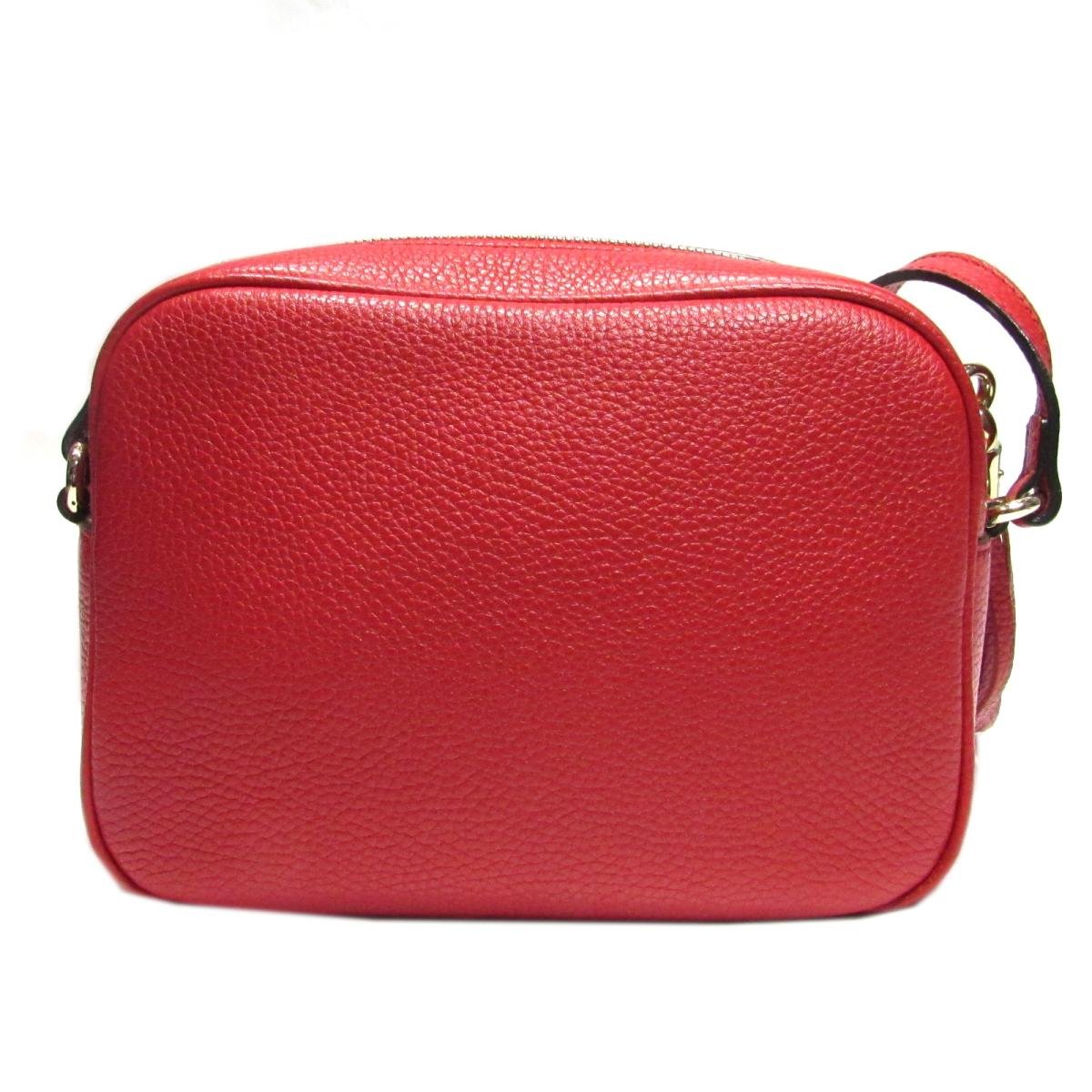 Gucci Leather Disco Bag in Red | AlmaBagz