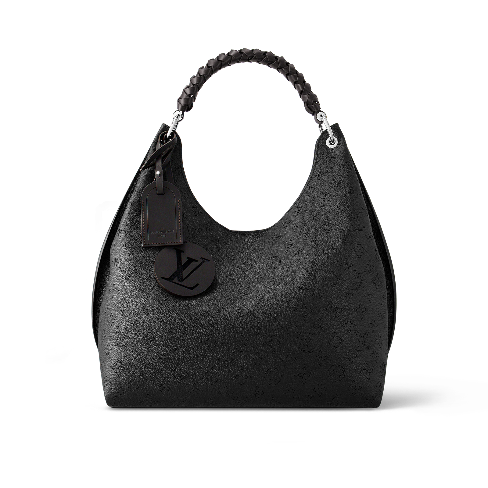Louis Vuitton Carmel Mahina Leather Black Bag | AlmaBagz