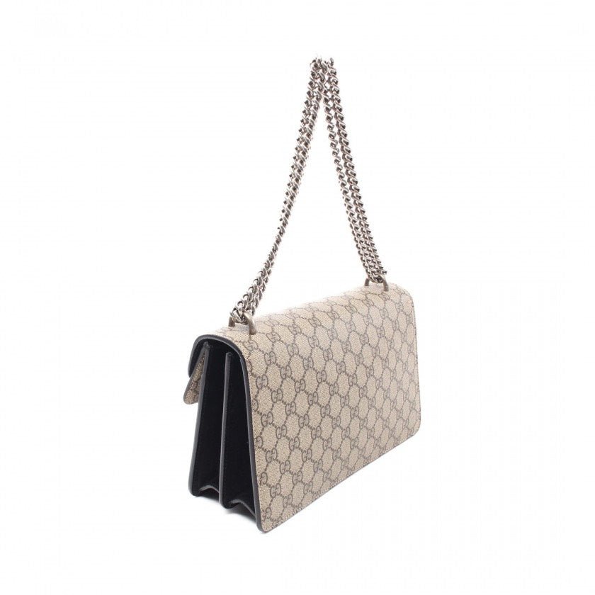 Gucci Dionysus Gg Supreme Chain Shoulder Bag,Beige | AlmaBagz