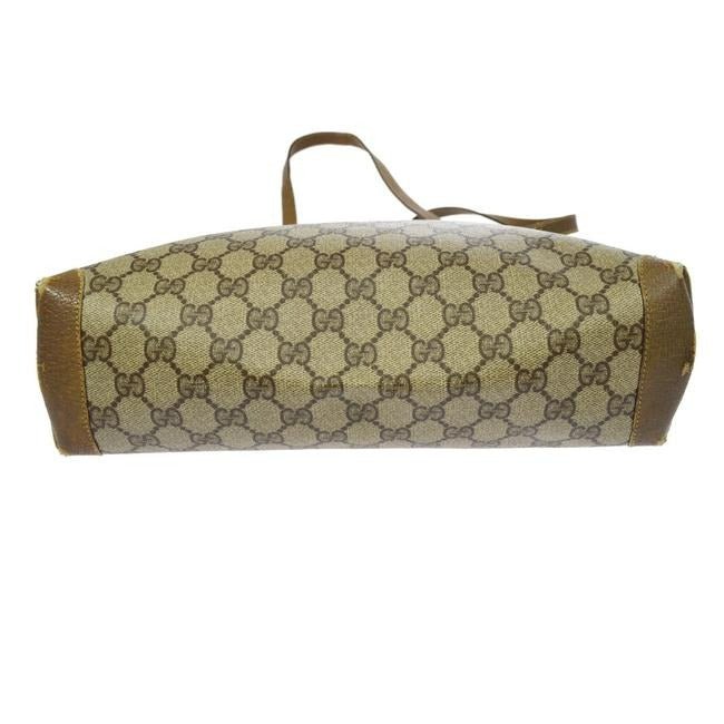 Gucci Guccissima Canvas Leather G Logo Print In Brown Tote | AlmaBagz