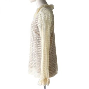 GUCCI camisole Main: Cotton, Main: Nylon, Main: 76% acetate, Main: 24% silk light beige Women 44 Used | AlmaBagz