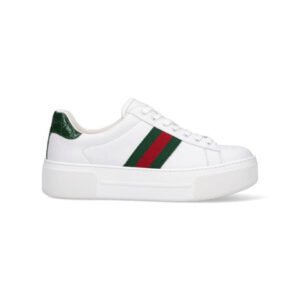 Gucci Women "Ace" Low-Top Sneakers | AlmaBagz