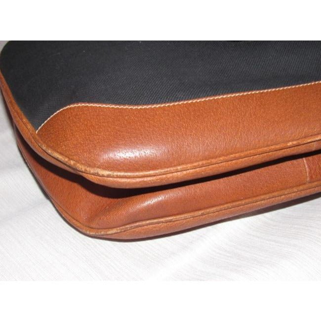 Gucci Vintage Pursesdesigner Purses Black Canvascamel Leather Leathercanvas Satchel | AlmaBagz