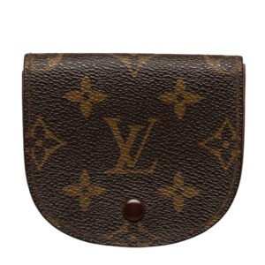 Louis Vuitton Monogram M61970 Coin Case PVC/Leather Brown | AlmaBagz