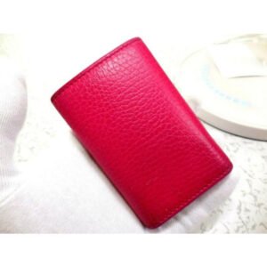 Gucci Hot Pink Leather Key Holders And Wallet | AlmaBagz