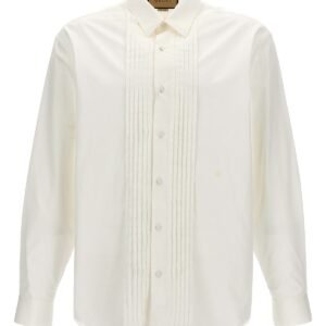 Gucci Men Pleated Plastron Shirt | AlmaBagz