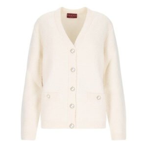 Gucci Women V-Neck Cardigan | AlmaBagz