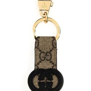 Gucci Men 'Incrocio Gg' Keyring | AlmaBagz