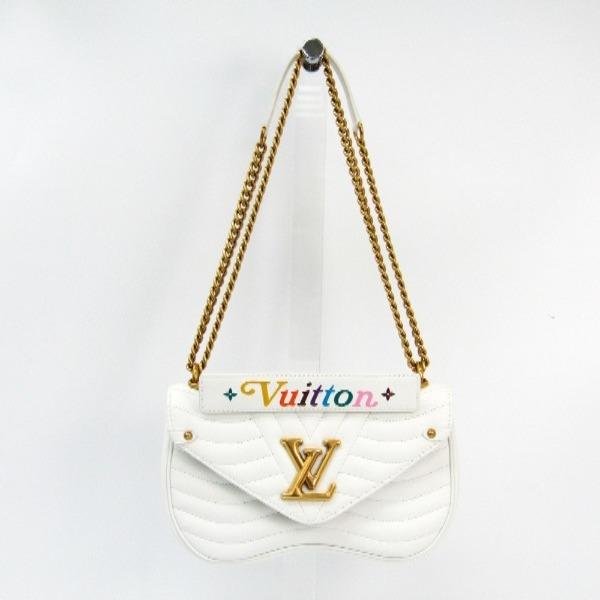 Louis Vuitton New Wave Chain Bag MM White | AlmaBagz