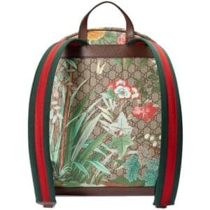 Gucci Tian GG Supreme Backpack Ebony/Beige | AlmaBagz