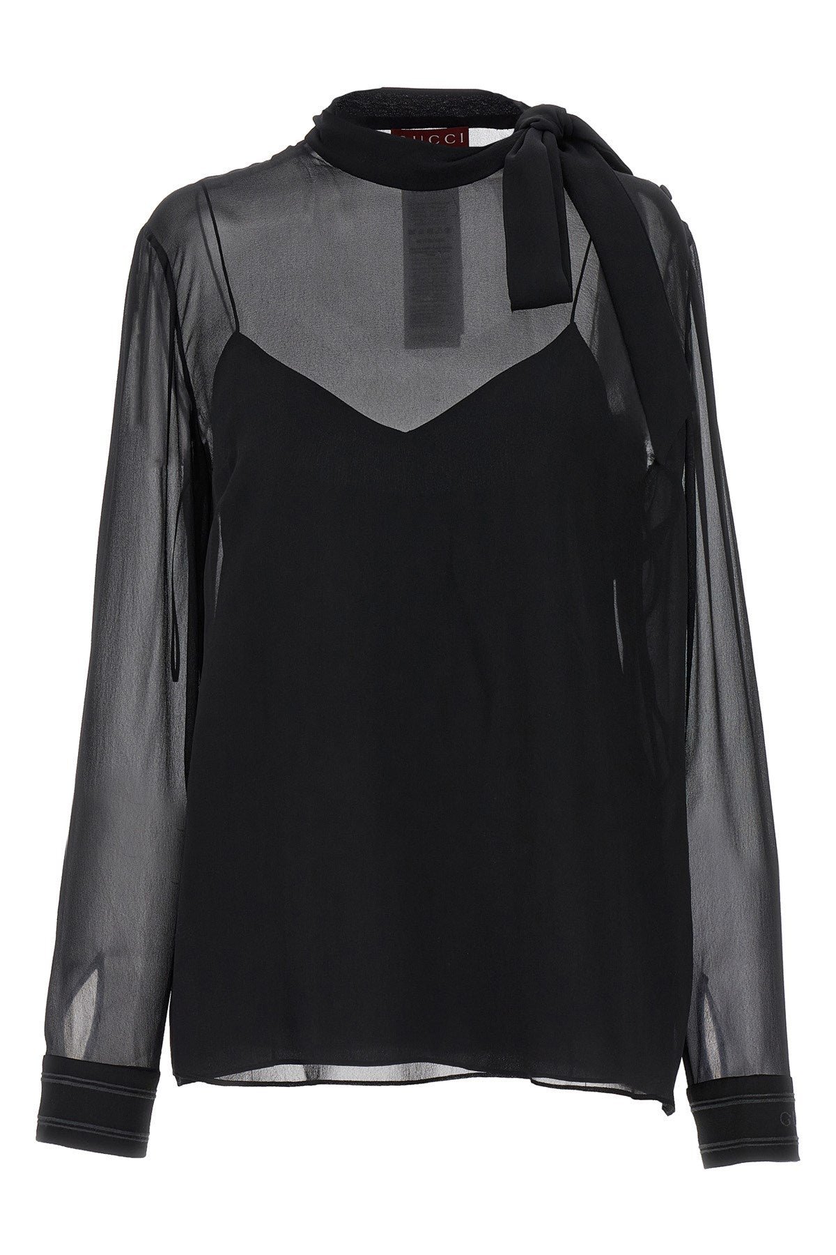 Gucci Women Georgette Blouse | AlmaBagz