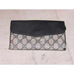 Gucci Navy G Printed Blue Stripe Xl W Collection Continental Sherry Wallet | AlmaBagz