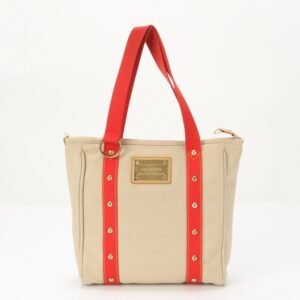 Louis Vuitton Antigua  Leather Canvas Handbag | AlmaBagz