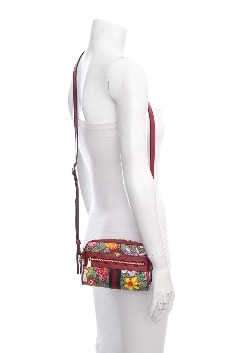 Gucci Floral GG Monogram Ophidia Cross-Body | AlmaBagz