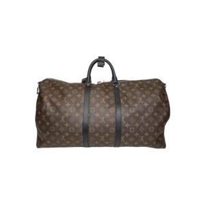 Louis Vuitton Monogram Macassar Keepall Bandoulière 55 | AlmaBagz