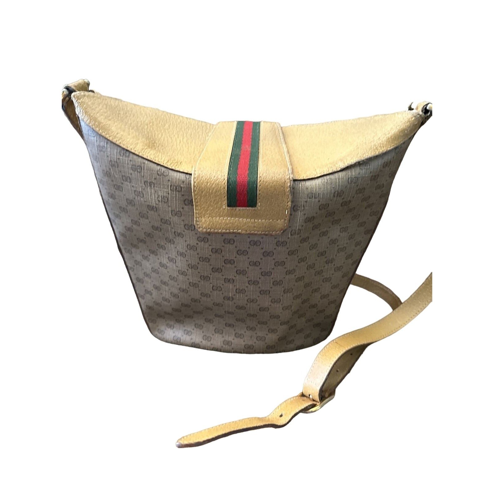 Gucci Accessory Collection brown micro Guccissima bucket bag | AlmaBagz - Image 15