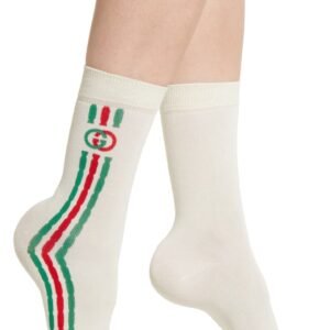 Gucci Technical Mini Trilly Tennis Socks in White | AlmaBagz