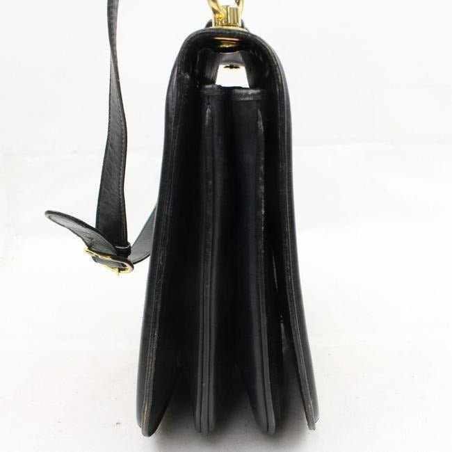 Gucci Vintage Midnight Blue Suede With Leather Trim Hobo Bag | AlmaBagz