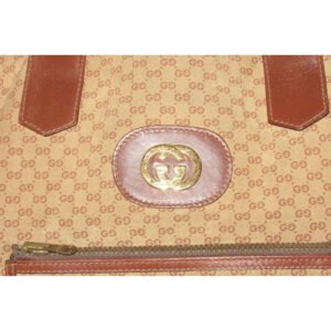 Gucci Micro Guccissima Print Suede Leather Shades Of Brown Tote | AlmaBagz