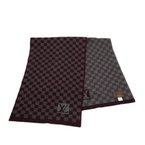 Louis Vuitton Damiere Graffiti Asharp Petty Maffler 402330 Pearl Gray Wool Men Louis Vuitton | AlmaBagz