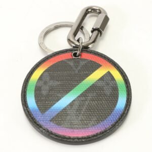 Louis Vuitton Monogram  Leather Keyring | AlmaBagz