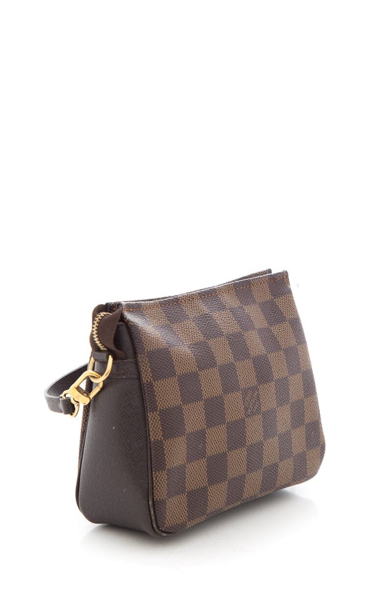 Louis Vuitton Brown Damier Ebene Pochette Handbag | AlmaBagz