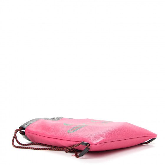 Gucci 2018 Leather Drawstring Backpack in Pink with Pouch | AlmaBagz - Image 2