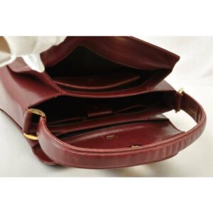 Gucci, RARE, mod, buttery soft red leather, top handle satchel style purse with G twist clasp | AlmaBagz