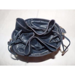 Gucci Vintage Shades Of Blue With Red And Navy Stripe Accents Coated Canvas | AlmaBagz