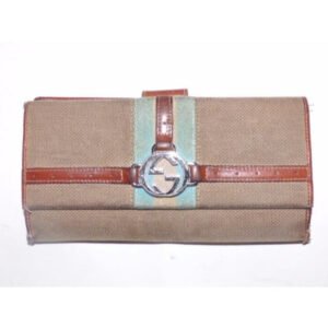 Gucci Britt Xl Shades Of Beige And Blue Canvas Leather Hobo Bag | AlmaBagz