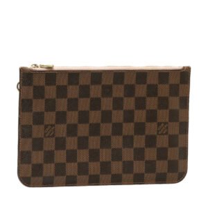 Louis Vuitton Damier Neverfull MM Pouch Rose Ballerine N41603 | AlmaBagz