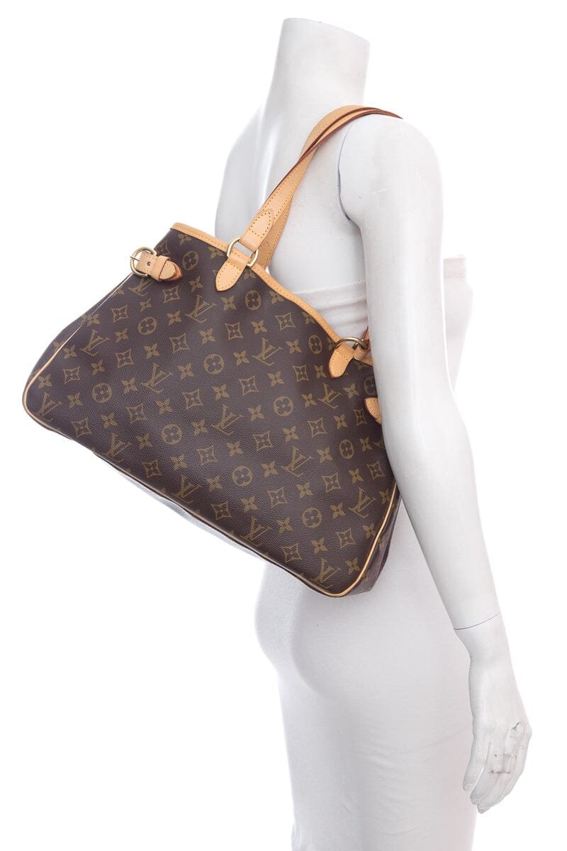 Louis Vuitton Brown Monogram Batignolles Horizontal Handbag | AlmaBagz