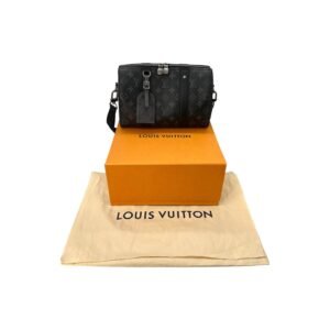 Louis Vuitton Monogram Eclipse Reverse Canvas City Keepall Bag | AlmaBagz