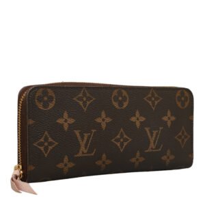 Louis Vuitton Monogram Portfolio Claimance Round Fassner Long Wallet M61298 Rose Valerie Brown PVC Leather Ladies Louis Vuitton | AlmaBagz
