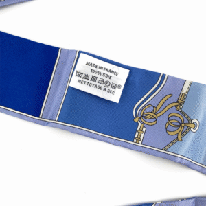Hermes Blue Twilly Scarf | AlmaBagz