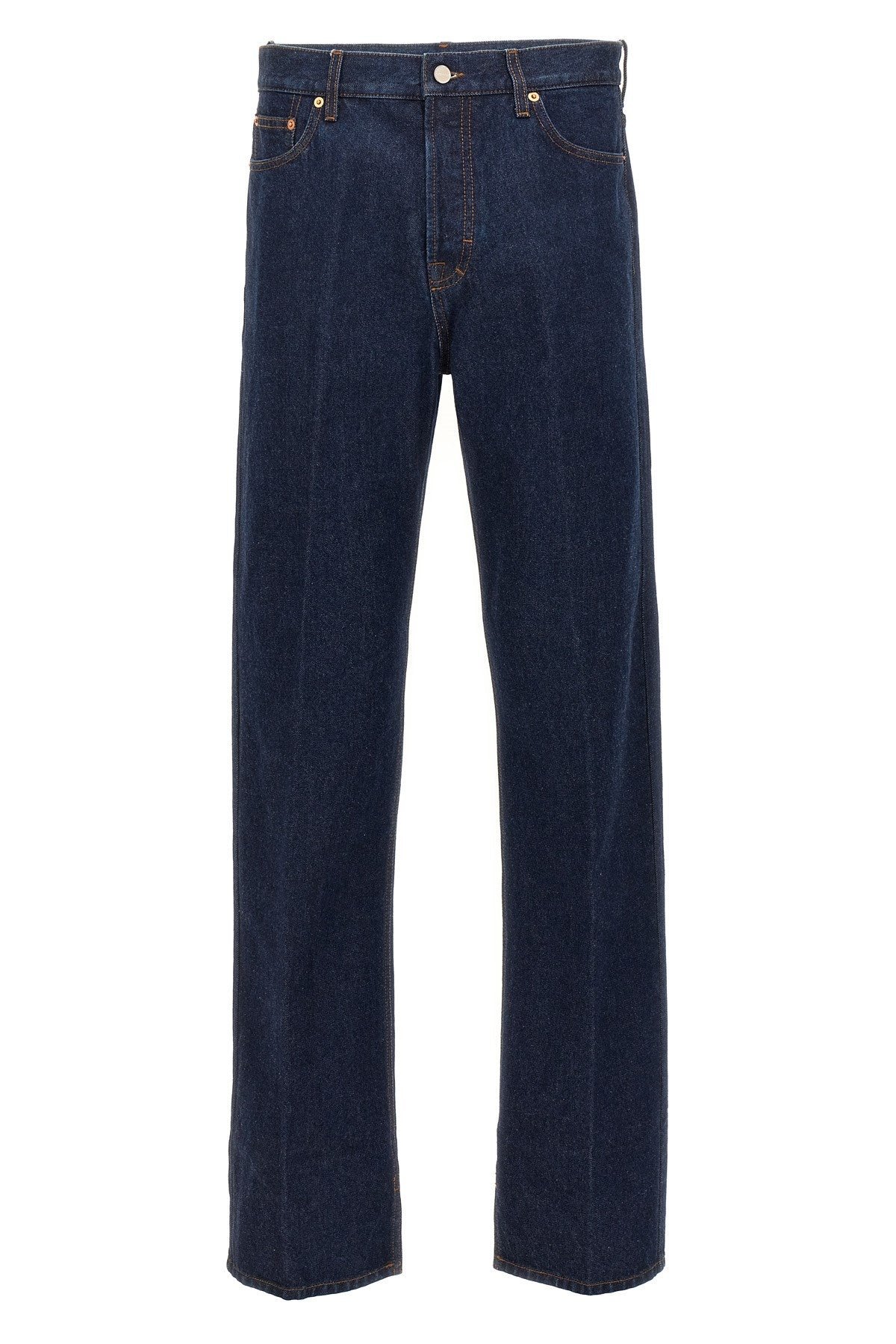 Gucci Men Stretched Pleated Jeans | AlmaBagz