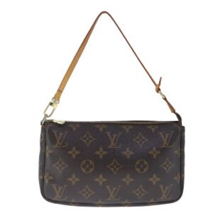Louis Vuitton Pochette Accessoire  Canvas Clutch Bag | AlmaBagz